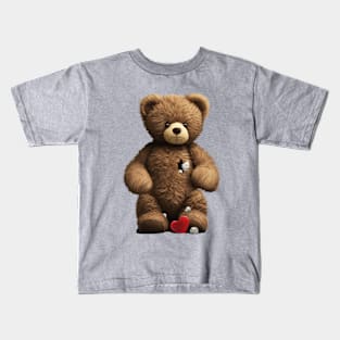 Teddy bear without a heart. Palm Angels Kids T-Shirt